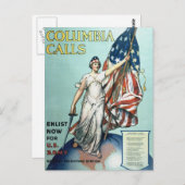 コロンビア電話 ポストカード (正面/裏面)