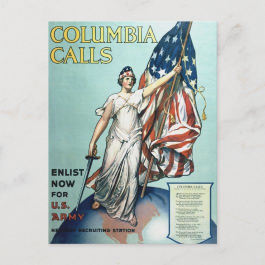 コロンビア電話 ポストカード (正面)