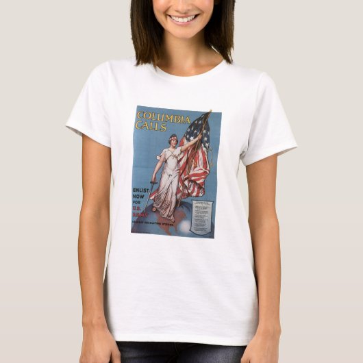 コロンビア電話 Tシャツ (正面)