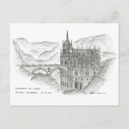 コロンビア，イパイアレス，サンタリオ・ラス・ラハス ポストカード