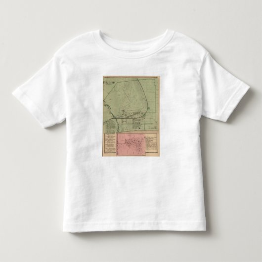 コロンビア、オハイオ州2 トドラーTシャツ (正面)
