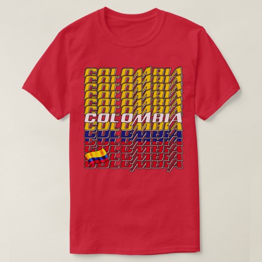 コロンビア カスケード テキスト 4 Tシャツ (デザイン正面)