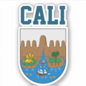 コロンビア，カリの紋章 シール (正面)