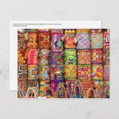 コロンビア,カルタヘナ,カラー爆発 ポストカード (正面/裏面)