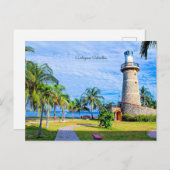 コロンビア，カルタヘナ，ライトハウス シーズンポストカード (正面/裏面)