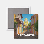コロンビア カルタヘナ 旅行 マグネット (正面/裏面)