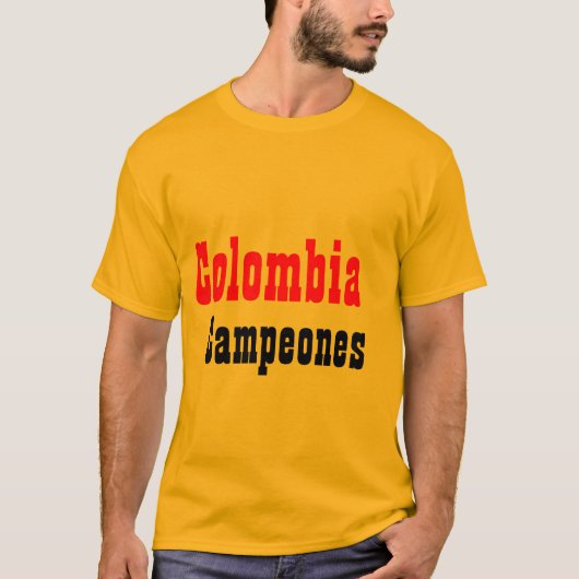 コロンビア・カンペオネス Tシャツ (正面)