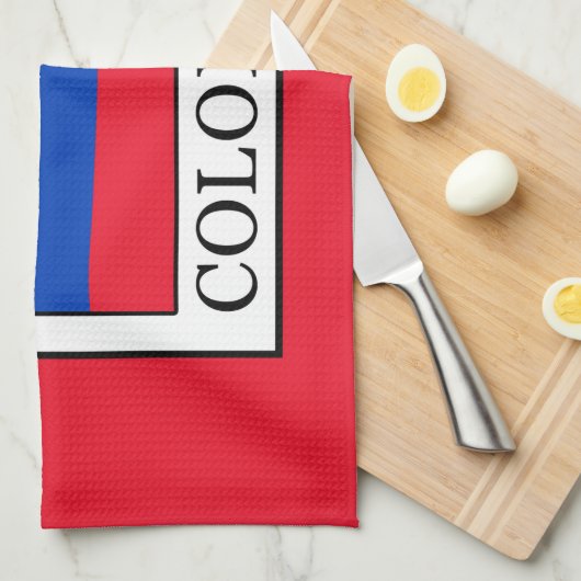 コロンビア キッチンタオル (四つ折り)