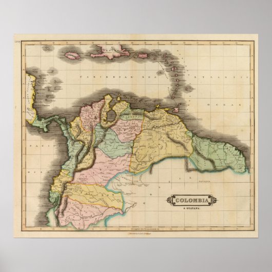 コロンビア、グアヤナ ポスター (正面)