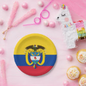 コロンビア、コロンビア国旗のパーティー、誕生日/スポーツ ペーパープレート