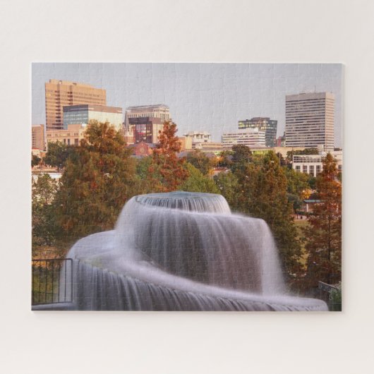 コロンビア、サウスカロライナのダウンタウン ジグソーパズル (横)