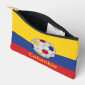 コロンビア サッカー アクセサリーポーチ (見開き)