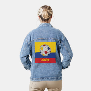 コロンビア サッカー デニムジャケット
