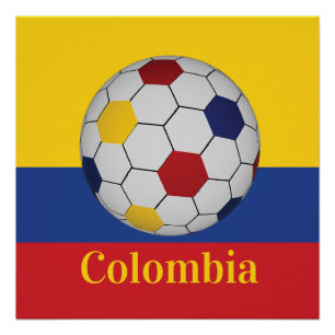 コロンビア サッカー ポスター