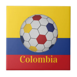 コロンビア サッカー ポスター タイル