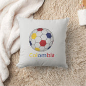 コロンビア サッカー 投げ枕 クッション (ブランケット)