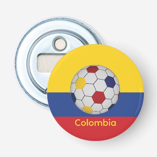 コロンビア サッカー 栓抜き (正面)