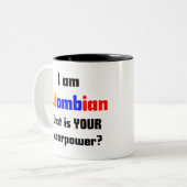 コロンビア ツートーンマグカップ (正面左)