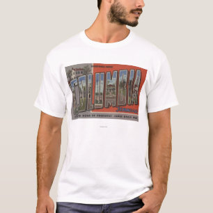 コロンビア、テネシー州-大きい手紙場面 Tシャツ