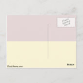 コロンビア，トリマ ポストカード (裏面)