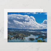コロンビア(ピエドラデルペニョールからの眺め) ポストカード (正面/裏面)