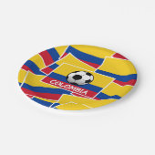 コロンビア・フットボール ペーパープレート (アングル)