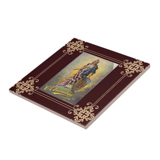 コロンビア・ブルーイング社ポスター タイル (側面)