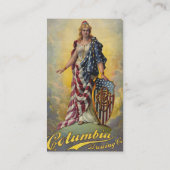 コロンビア・ブルーイング社ポスター 名刺 (裏面)