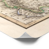 コロンビア、ベネズエラ、南米 ポスター (角)