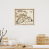 コロンビア、ベネズエラ、南米 ポスター (キッチン)