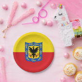 コロンビア、ボゴタ国旗 ペーパープレート (パーティー)