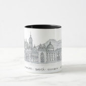 コロンビア，ボゴタ，プラザボリバル マグカップ (中央)