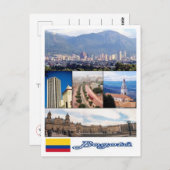 コロンビア – ボゴタ – モザイク –  ポストカード (正面/裏面)