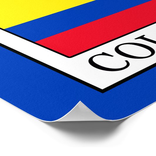 コロンビア ポスター (角)