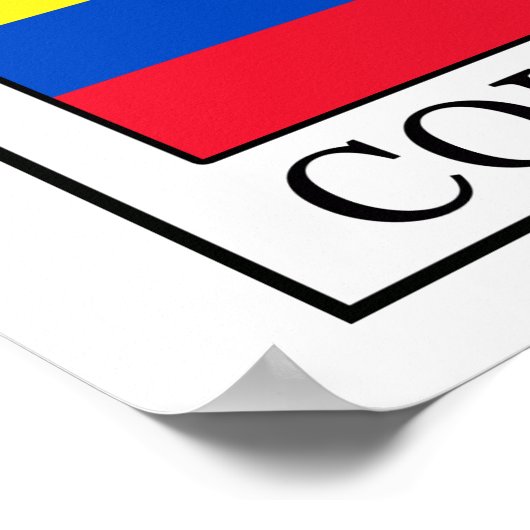 コロンビア ポスター (角)