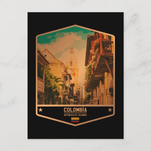 コロンビア ポストカード (正面)