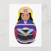 コロンビア、ミサックまたはグアンビアナマトリョスカハガキ ポストカード (正面)