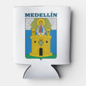コロンビア，メデリンの紋章 缶クーラー (正面)
