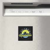 コロンビア・メデリン・シティースケープ旅行 マグネット (インサイチュ (食洗機))