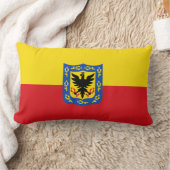 コロンビア・ランバー・ピロー・ボゴタ国旗 ランバークッション (ブランケット)