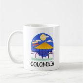 コロンビア・ヴィンテージ旅行 コーヒーマグカップ (左)