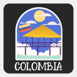 コロンビア・ヴィンテージ旅行 スクエアシール