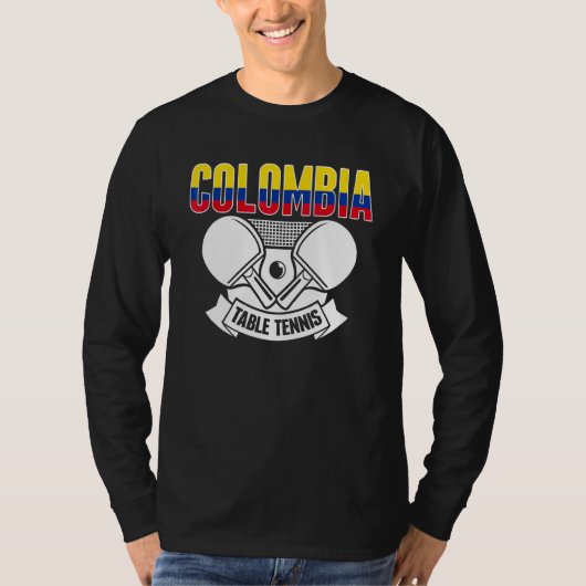 コロンビア 卓球 サポート Tシャツ (正面)