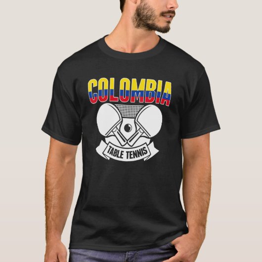 コロンビア 卓球 サポート Tシャツ (正面)