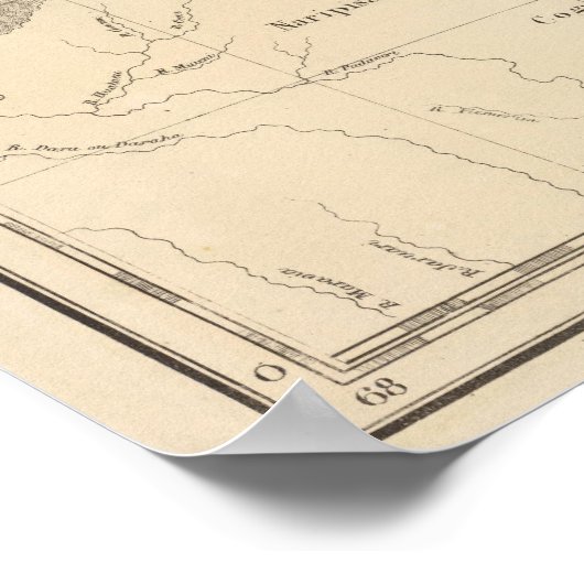 コロンビア、南米6 ポスター (角)