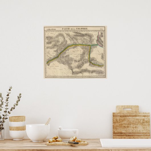 コロンビア、南米6 ポスター (キッチン)