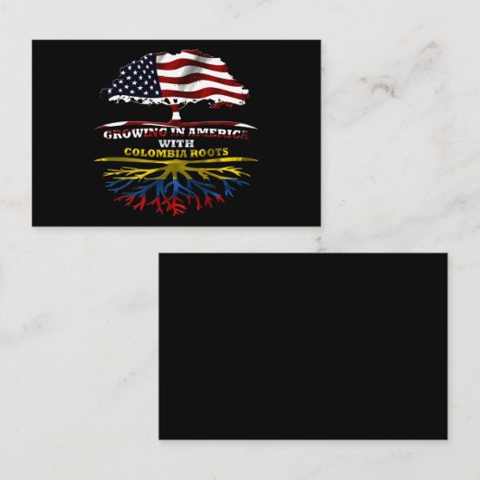 コロンビア 名刺 (正面/裏面)