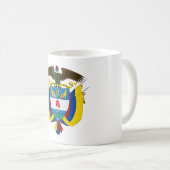 コロンビア 国章 紋章 シンボル エンブレム 国旗 コーヒーマグカップ (正面右)