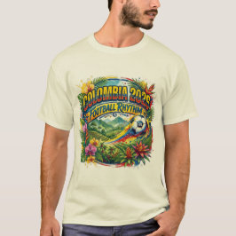 コロンビア 2026 フットボールリズム サッカーゲーム Tシャツ