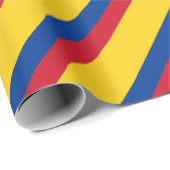 コロンビア- Bandera deコロンビアの旗 ラッピングペーパー (ロールコーナー)